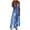 Light Blue, variant on Pejock Summer Dresses for Women 2023 Printed V-Neck Sleeveless Suspenders Dress Sky Blue 3XL (US Size:14)