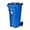 Blue, variant on Plastic Prince 32 Gallon Trash Can Outdoor Recycling Bin with Lid and Wheels Heavy Duty Rolling Garbage Can with Lid Blue Recycle Trash Can with Wheels for Warehouse Hospital Restaurant Office