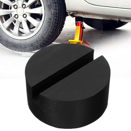 Rubber Lighting - Car Universal Slotted Frame Rail Floor Jack Pad Guard Adapter Lift Rubber Pad 7.5x3.5cm