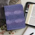 thumbnail image 6 of HELLHERO Purple Crocodile Texture Bible Carrying Case, Durable PU Leather Large Capacity Bag for Church Travel and Christian Prayer, 6 of 12