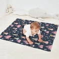 thumbnail image 2 of Dark Blue Princess Castle Night Pattern Blanket,Comfortable Soft Flannel Throw Blanket,All Season,Warm Lightweight Blankets for Sofa Bed Couch Living Room Chair,30"x40", 2 of 4