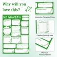 thumbnail image 3 of WaaHome Happy Fathers Day Card for Grandpa - Personalized with Drawing Area Fathers Day Card Grandpa from Grandson Granddaughter Grandkids, Handcrafted Funny Fill in The Blank Gift for Grandad, 3 of 7