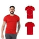 thumbnail image 3 of Playera Cuello Redondo para Caballero, Color Rojo, Talla Extra Grande, 100% Poliéster. Playera C1302, 3 of 3