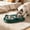 #125Green, variant on Stainless Steel Anti Choke Double Dog Cat Bowl, Slow Feeding Column Reduces Vomiting for Fast Eaters, Non Tip Weighted Base for Food and Water
