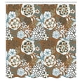thumbnail image 2 of Ambesonne Floral Shower Curtain, Vintage Romantic Flowers Art, 69"Wx70"L, Pale Caramel, 2 of 4