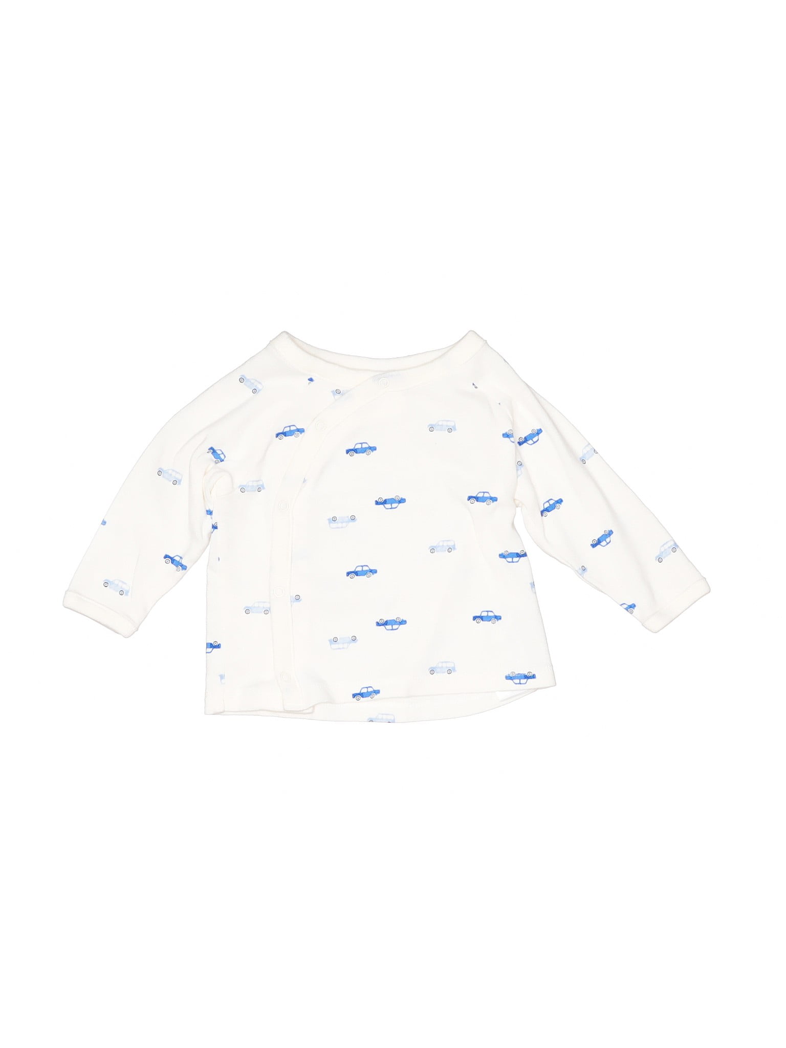 GAP Baby Boy Size 3-6 Months Light Blue White Lace-Up Boat Shoes Sneakers