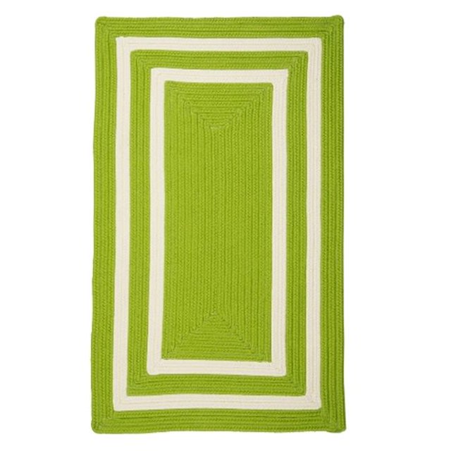 Colonial Mills Rug PY61R036X060R 3 x 5 ft. La Playa Braided Rug Lime