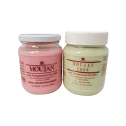 MOUJAN 2000 Low Temperature Hot Wax (Microwaveable) Combo PINK and GREEN