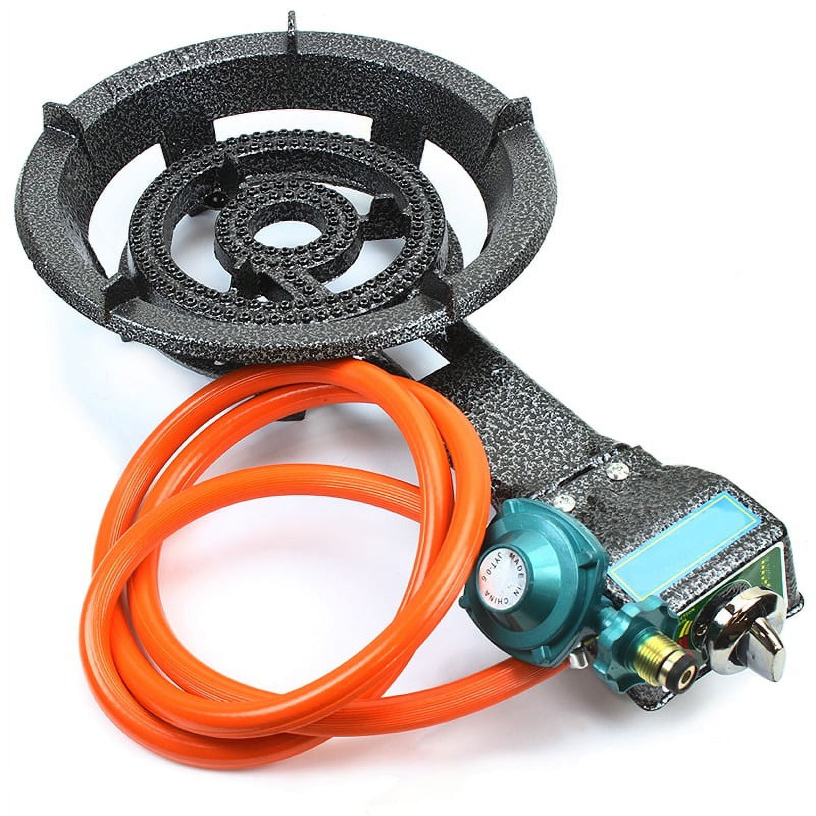 XtremepowerUS Outdoor Portable Single Burner Gas Propane Stove Range Camping BBQ Hose & Regulator