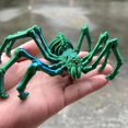 thumbnail image 5 of ievspot  3D Printed  Spider Figurine with Retractable Legs Movable Joints Halloween Spooky Articulated Spider Desktop Decoration Ornament, 5 of 8