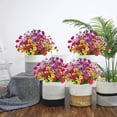 thumbnail image 2 of "Artificial Flowers, Plastic Flowers Decoration, UV Resistant Faux Flowers Shrubs, Artificial Plants for Indoor Outdoor Garden Home Wedding Farmhouse (6 Color), 2 of 4