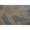 thumbnail image 3 of Feizy Nash Modern Geometric, Tan/Brown/Blue, 3'6" x 5'6" Accent Rug Handmade Sheen Bohemian & Eclectic Color Block Floor Rug for Living room Bedroom, 3 of 8