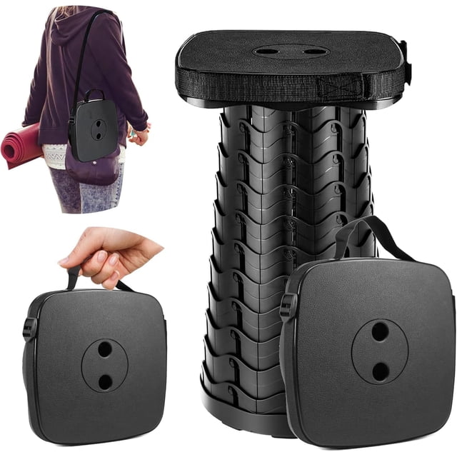 Taburete plegable aboutool, portátil y plegable, capacidad de 220 kg