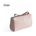 thumbnail image 1 of serony Solid Color Cosmetic Bag Makeup Case Waterproof Pouch Travel Fashion Large Capacity Handbag Multifunctional for S/Khaki, 1 of 9