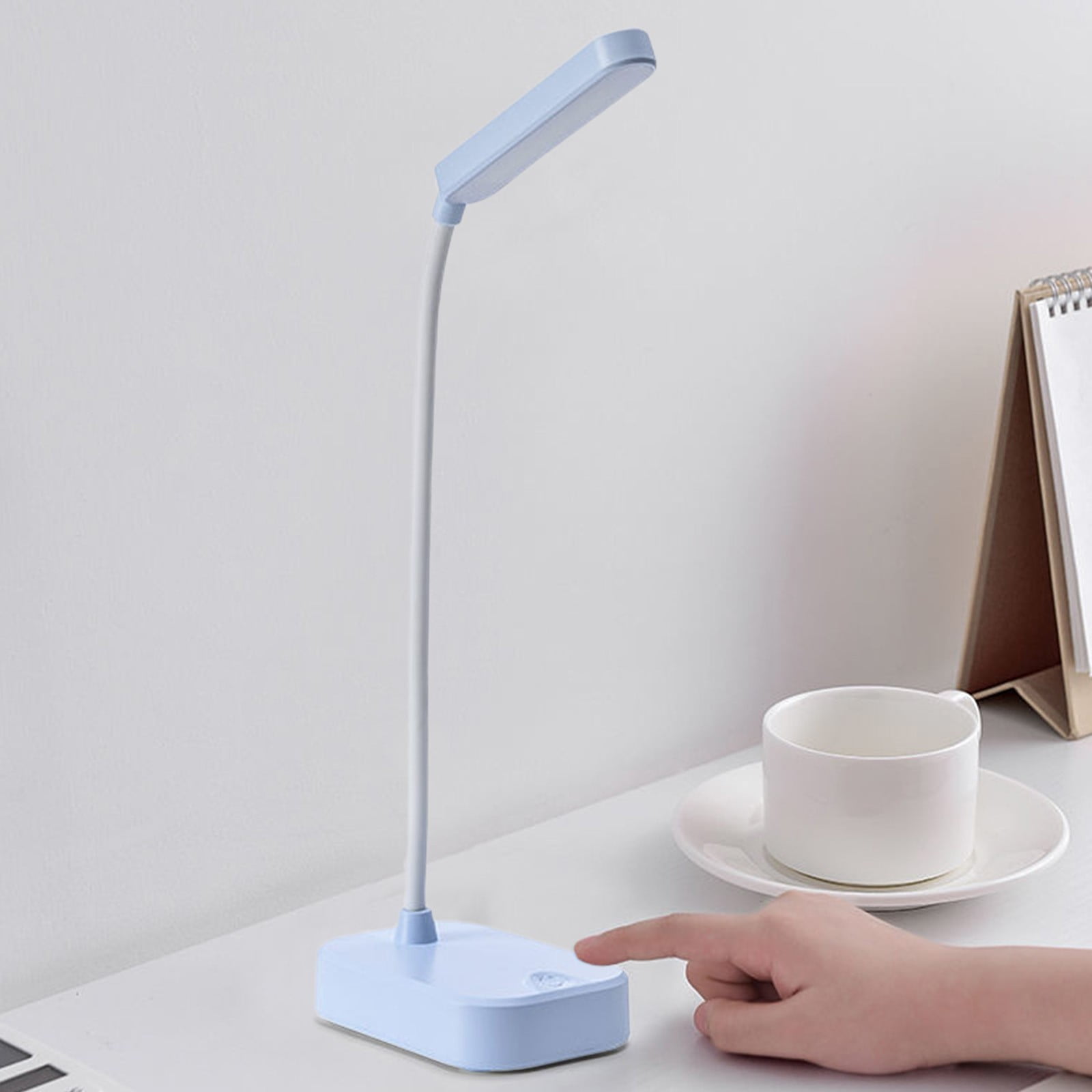 Summer Savings Clearance! Desk Lamp QTOCIO Cell Phone Bracket Folding Desk Lamp Students Study Eye-care Desk Lamp USB Rechargeable LED Small Desk Lamp Night Light Battery Operated
