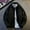 #668-Black, variant on Men's Solid Color Long Sleeve Lapel Button Pocket Jacket, No Hood Casual Outerwear for Everyday Wear and Outdoor Activities
