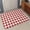 Red, variant on Small Door Mat Indoor Outdoor 15.7"x23.6", Farmhouse Red Plaid Absorbent Non Slip Entry Rug, Rustic Red White Checkered Low Profile Welcome Mat for Front/Side Door Apartment Entrance Bathroom