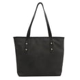 thumbnail image 2 of Women's Large Shoulder Tote Bag | Fashionable Handbag Purse | Versatile Work Travel Shopping Picnic Purse | Zippered Multi-Functional Commuter Bag | 26.5x26.5x12.5cm | Polyester | 2025 Trend, 2 of 3
