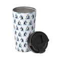 thumbnail image 2 of Daiia Skiing Penguin Funny Printed Stainless Steel Tumbler with Lid and Straw, Double Wall Vacuum Insulated Coffee Tumbler Travel Coffee Mug with Leak Proof Lid, 2 of 8