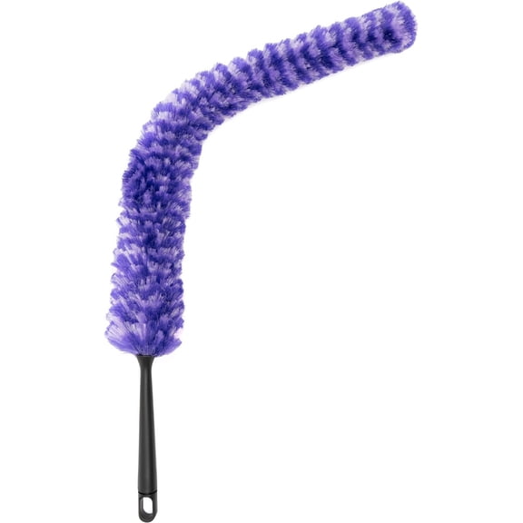 Fuller Brush Furry Wand Duster - 30" Netted Fiber Cleaner - Bendable Hand Sweeper Cleans Dust Dirt Lint & Cobwebs on Window Blinds Shelves Counters & More Use with Fuller Brush Telescopic Handle