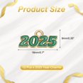 thumbnail image 2 of Uxcell 12 Pcs Metal Year Number Charm, 2025 Graduation Tassel Year Charms for Bracelets Earrings Graduate Hats Tassel DIY Crafting, Green, 2 of 6
