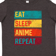 thumbnail image 4 of Inktastic Eat Sleep Anime Repeat Boys or Girls Toddler T-Shirt, 4 of 5