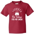 thumbnail image 3 of Inktastic I Wear Red for My Uncle Military Friday Youth T-Shirt, 3 of 5