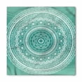 thumbnail image 1 of Teal Ombre Bandana, Mandala Boho Stripes, Unisex Head and Neck Tie, by Ambesonne, 1 of 2