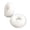 White, variant on batmeuy 2Pcs Bright Color Simple Hair Ties Handmade Faux Rabbit Fur Furry Scrunchies Hair Accessories