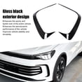 thumbnail image 4 of Divisor de ventilacia lateral de paracaides, uso de larga duración mejora la estabilidad del vehículo spoiler de luz de niebla delantera black glossy para mk3 estándar 2024 EN, 4 of 7