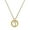 Two Tone, variant on Silver-tone 3-D Red Enamel Candy Cane - Class of 2026 Affirmation Ring Necklace, 23"
