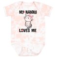 thumbnail image 3 of Inktastic My Nanny Loves Me Girl Grandchild Girls Baby Bodysuit, 3 of 5