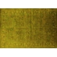 thumbnail image 1 of Ahgly Company Machine Washable Indoor Rectangle Oriental Yellow Industrial Area Rugs, 5' x 8', 1 of 4