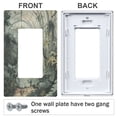 thumbnail image 3 of Yayeee Rocker Switch Wall Plate 1-Gang 4.6"x2.9" Home Decorative Outlet Cover, Ghosts Playing in A Garden, 3 of 6