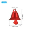 thumbnail image 2 of Uxcell Mini Jingle Bells 0.6" Metal Hanging Bells Red 50Pack, 2 of 5
