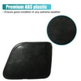 thumbnail image 3 of Par de cubiertas de gancho de remolque para parachoques delantero, izquierdo y derecho, sin pintar, para Toyota Prius V 2015-2017, No.52128-47040, negro, 3 of 6
