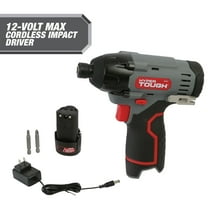 Hyper Tough 12V Max Lithium-Ion Cordless Impact Driver with 1.5Ah Battery and Charger, ¼-inch Quick Release Chuck