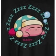 thumbnail image 2 of Kirby Sleepy Kirby Crew Neck Short Sleeve Men's Black T-shirt-Medium, 2 of 4