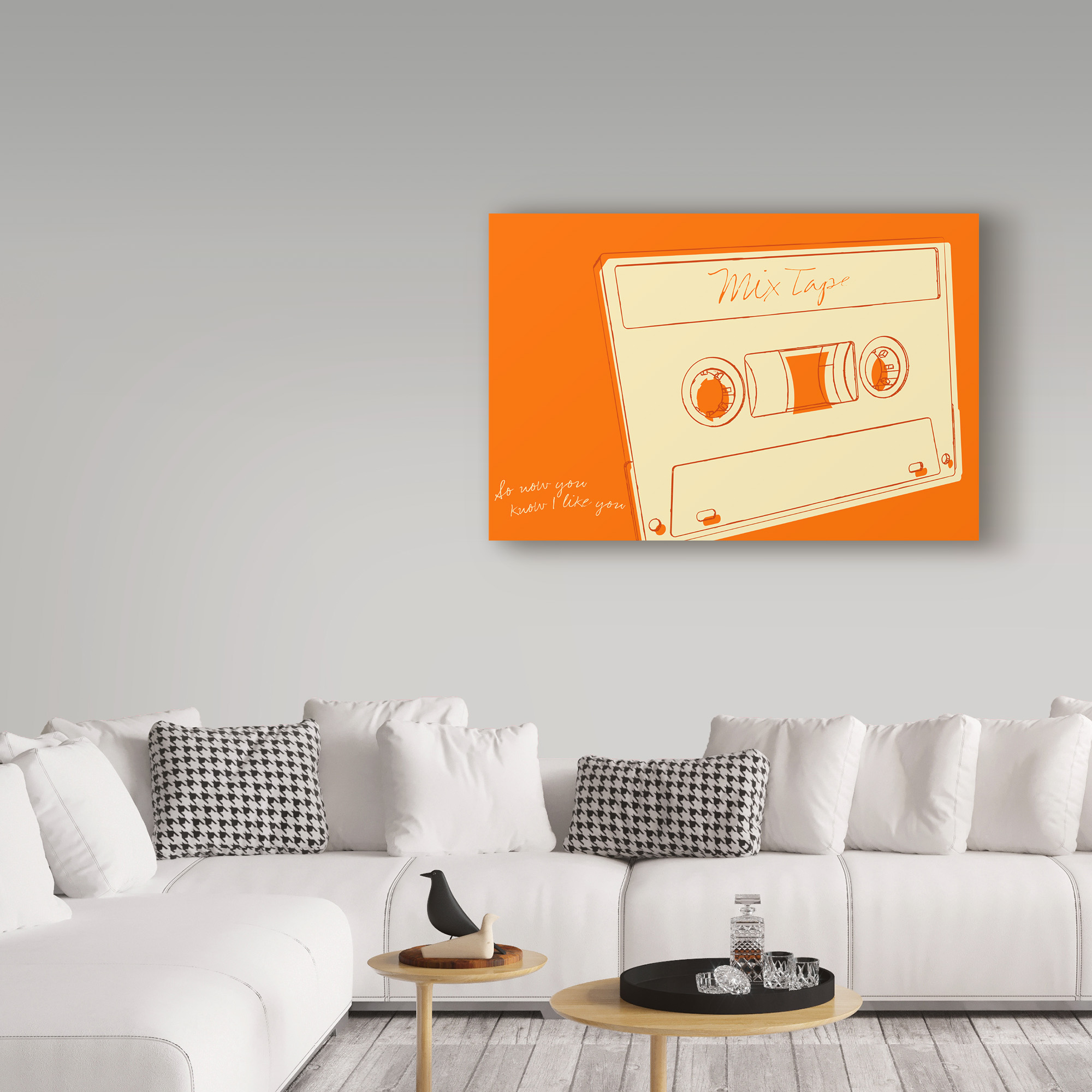 Trademark Fine Art 'Lunastrella Mix Tape' Canvas Art by John W. Golden
