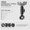 thumbnail image 2 of Motorcycle GPS Mount TUSITA for Garmin Montana, Zumo XT, 2 of 7