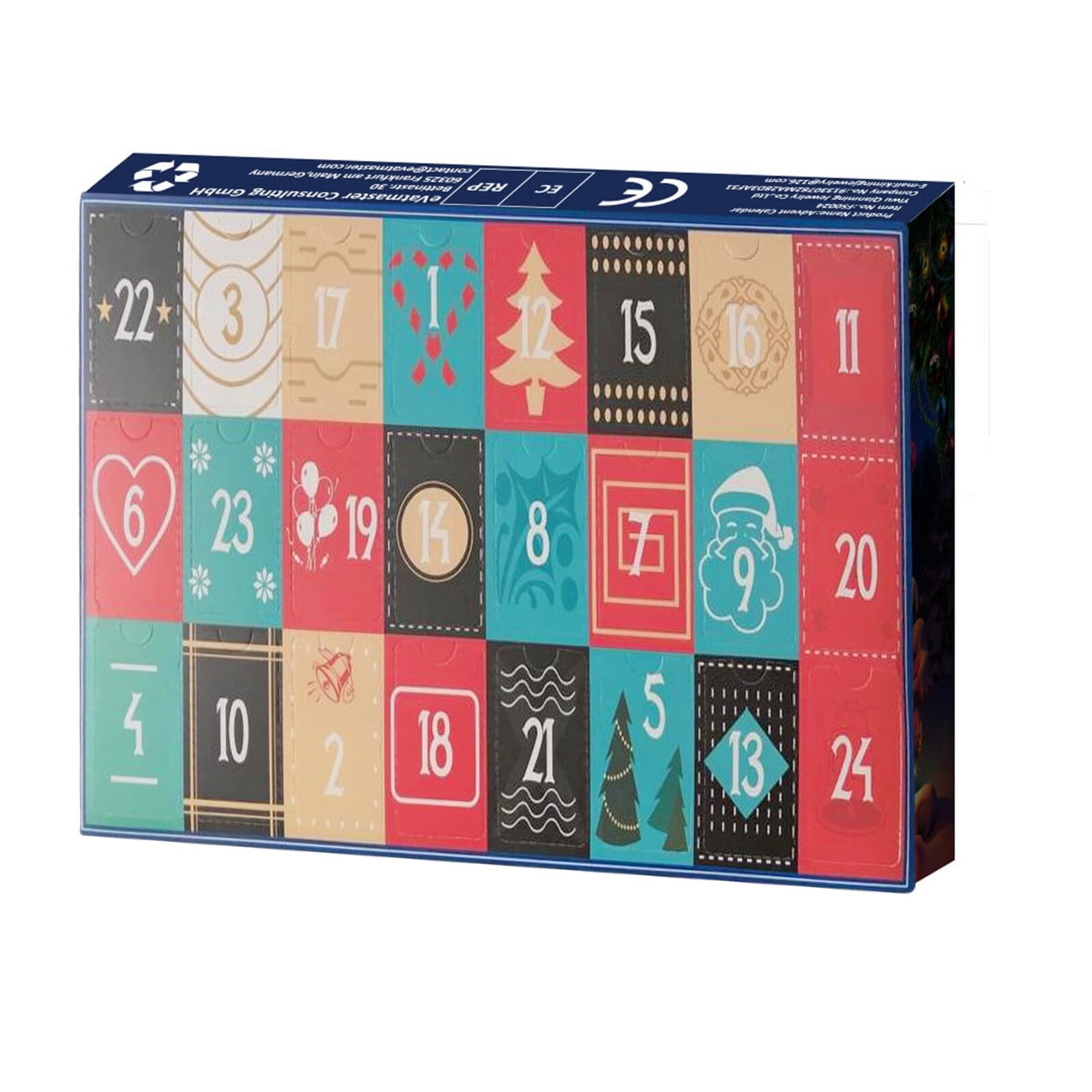 The Christmas 2023 24Pcs Countdown Toy Advent Different Calendar 