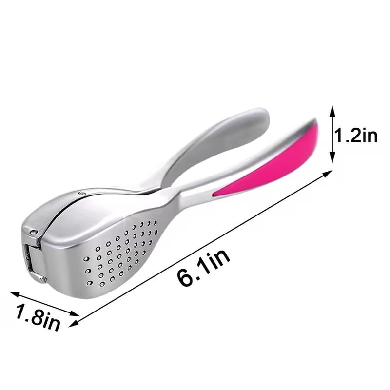 Stainless steel manual garlic press kitchen essential garlic masher garlic peeler multifunctional kitchen tool