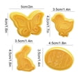 thumbnail image 5 of 4 moldes para galletas de Halloween, molde 3D para Halloween, cortador de galletas con sello de émbolo, molde para hornear DIY para galletas de Halloween, 5 of 5