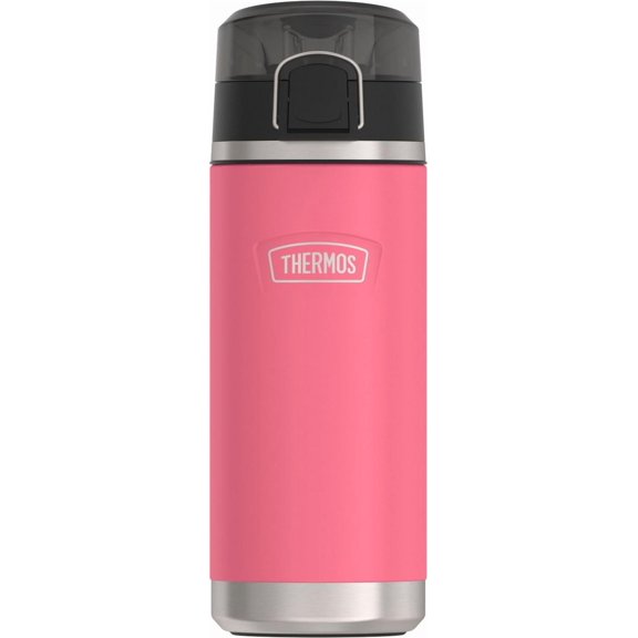 Bouteille d'eau Isotherme en Acier Inoxydable Thermos Icon de 18 oz avec Couvercle à Bec Verseur, Rose