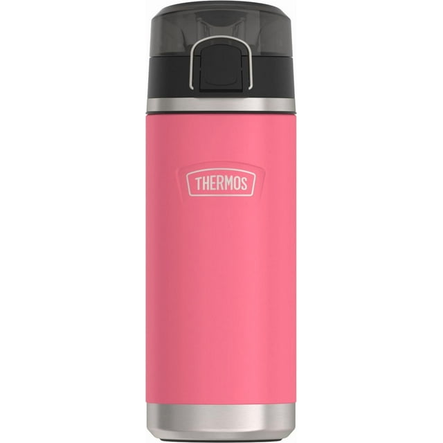 Bouteille d'eau Isotherme en Acier Inoxydable Thermos Icon de 18 oz avec Couvercle à Bec Verseur, Rose