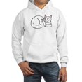 thumbnail image 1 of CafePress - White ASL Kitty - Pullover Hoodie, Hooded Sweatshirt, 1 of 1
