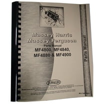 RAParts Parts Manual Fits Massey Ferguson 4800 4840 4880 4900 Tractor Chassis