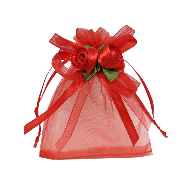 50 bolsas de regalo de organza rosa, bolsas de regalo de recuerdo de boda, bolsas de joyería con cordón para fiesta, boda, Navidad WD.WDQZL Hogar