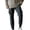Dark Gray, variant on Cargo Pants For Men Drawstring Elastic Cuff Multi-Pocket Workout Pants Casual Outdoors Khaki L