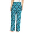 thumbnail image 3 of Daiia Seahorse Women's Sleep Pant with Pockets and Drawstring,Pajama Pants-X-Large, 3 of 9